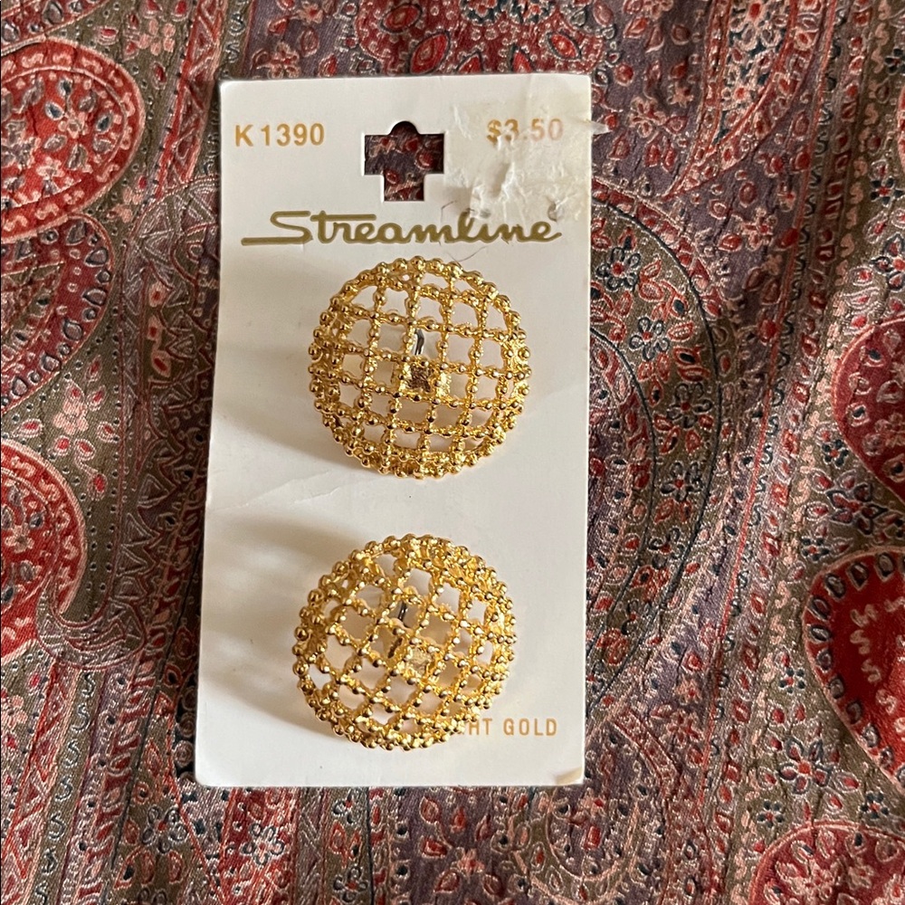 Vintage Carded Buttons Made In Italy